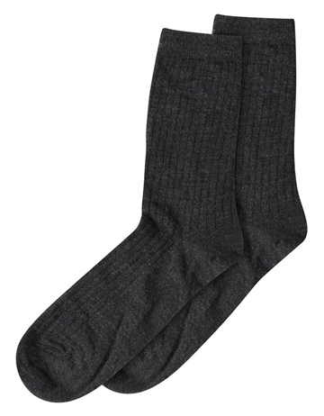 Mp Wool Rib Dark Grey Melange