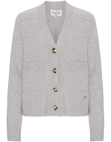 Wuth Grandpa Cardigan Light Grey